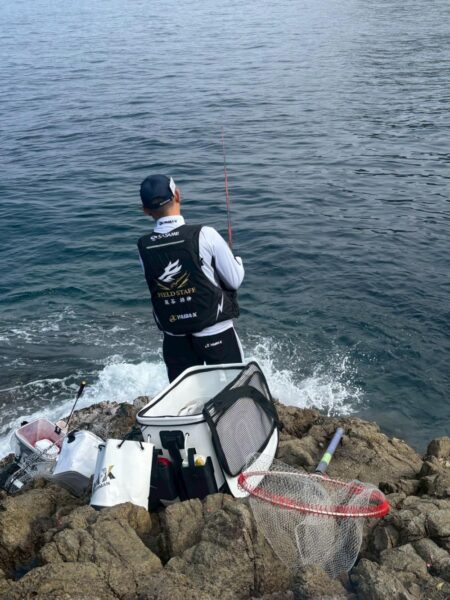 兵庫県三尾（前田渡船）で磯釣り
